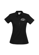 Load image into Gallery viewer, Ladies Classic Pique Knit Polo - Black