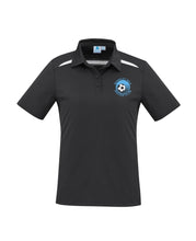Load image into Gallery viewer, Ladies Cotton-Backed Contrast Polo - Black/White