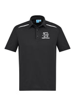 Load image into Gallery viewer, Men's Cotton-Backed Contrast Polo - Black/White