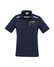 Load image into Gallery viewer, Ladies Cotton-Backed Contrast Polo - Navy/White