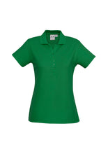 Load image into Gallery viewer, Ladies Classic Pique Knit Polo - Kelly