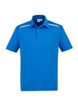 Load image into Gallery viewer, Men's Cotton-Backed Contrast Polo - Royal/White
