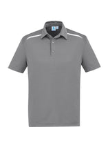 Load image into Gallery viewer, Men's Cotton-Backed Contrast Polo - Silver/White