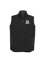 Load image into Gallery viewer, Men's Premium Contrast Soft Shell Vest - Black/Graphite
