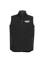 Load image into Gallery viewer, Men's Premium Contrast Soft Shell Vest - Black/Graphite
