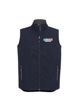 Load image into Gallery viewer, Men's Premium Contrast Soft Shell Vest - Navy/Graphite
