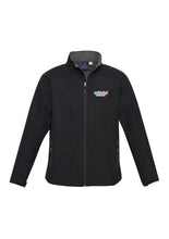 Load image into Gallery viewer, Men's Premium Contrast Soft Shell Jacket - Navy/Graphite
