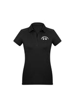 Load image into Gallery viewer, Ladies Cotton-Rich Comfort Polo - Black
