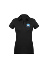 Load image into Gallery viewer, Ladies Cotton-Rich Comfort Polo - Black
