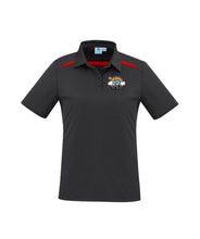 Load image into Gallery viewer, Ladies Cotton-Backed Contrast Polo - Black/Red
