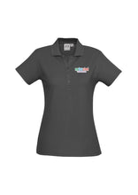 Load image into Gallery viewer, Ladies Classic Pique Knit Polo - Charcoal
