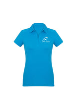 Load image into Gallery viewer, Ladies Cotton-Rich Comfort Polo - Cyan
