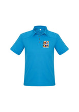 Load image into Gallery viewer, Men's Cotton-Rich Comfort Polo - Cyan
