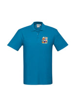 Load image into Gallery viewer, 9 - Kids Classic Pique Knit Polo - Cyan
