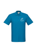 Load image into Gallery viewer, 9 - Kids Classic Pique Knit Polo - Cyan
