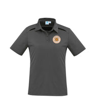 Load image into Gallery viewer, Ladies Cotton-Backed Contrast Polo - Grey/Black
