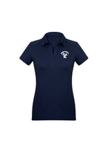Load image into Gallery viewer, Ladies Cotton-Rich Comfort Polo - Navy
