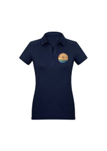 Load image into Gallery viewer, Ladies Cotton-Rich Comfort Polo - Navy
