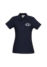 Load image into Gallery viewer, Ladies Classic Pique Knit Polo - Navy
