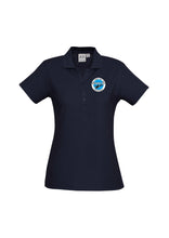 Load image into Gallery viewer, Ladies Classic Pique Knit Polo - Navy
