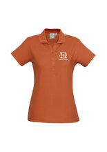 Load image into Gallery viewer, Ladies Classic Pique Knit Polo - Orange
