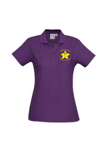 Load image into Gallery viewer, Ladies Classic Pique Knit Polo - Purple
