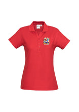 Load image into Gallery viewer, Ladies Classic Pique Knit Polo - Red
