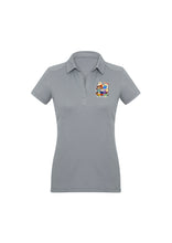 Load image into Gallery viewer, Ladies Cotton-Rich Comfort Polo - Silver
