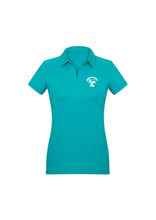 Load image into Gallery viewer, Ladies Cotton-Rich Comfort Polo - Teal
