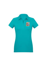 Load image into Gallery viewer, Ladies Cotton-Rich Comfort Polo - Teal
