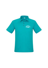 Load image into Gallery viewer, Men's Cotton-Rich Comfort Polo - Teal
