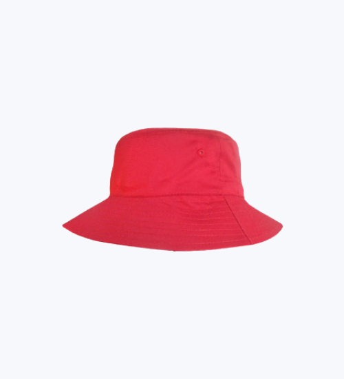 Adjustable Bucket Hat - Red