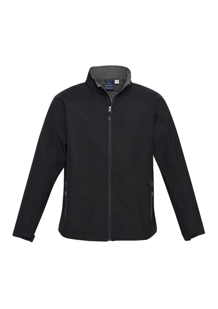 Men's Premium Contrast Soft Shell Jacket - Black/Graphite