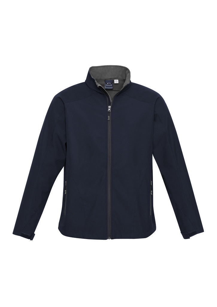 Men's Premium Contrast Soft Shell Jacket - Navy/Graphite