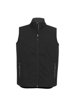 Load image into Gallery viewer, Men's Premium Contrast Soft Shell Vest - Black/Graphite
