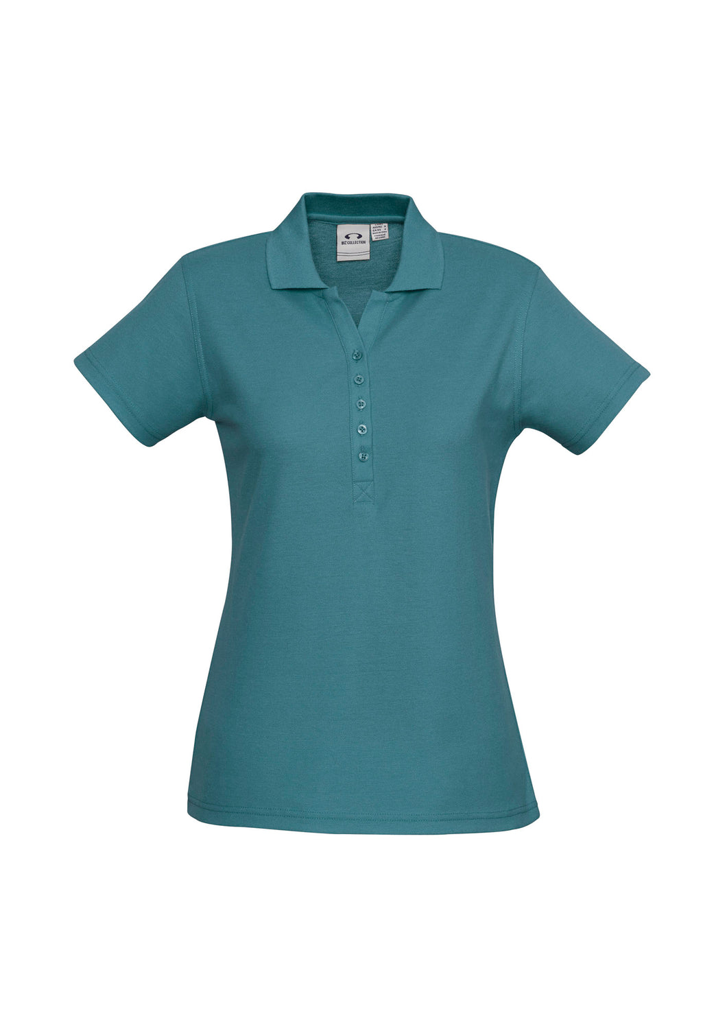 Ladies Classic Pique Knit Polo - Teal