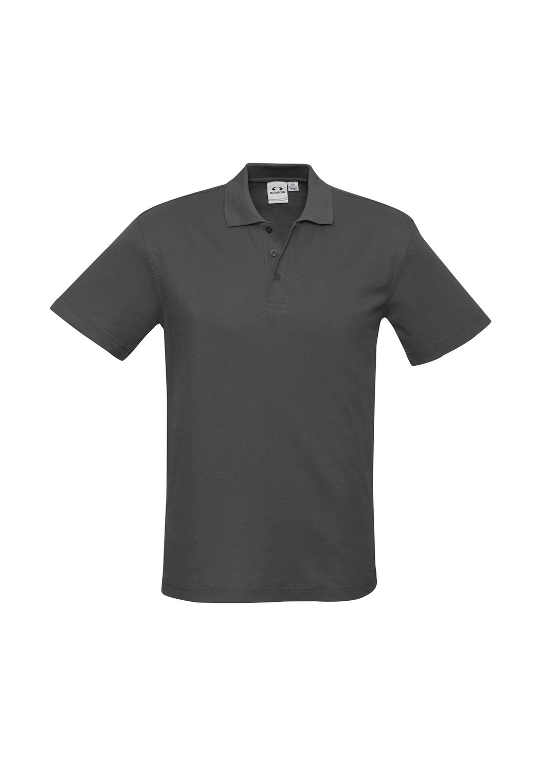 Kids Classic Pique Knit Polo - Charcoal