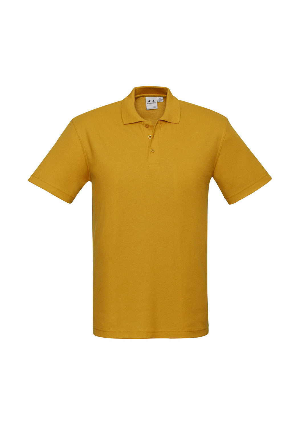 Kids Classic Pique Knit Polo - Gold