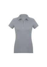 Load image into Gallery viewer, Ladies Cotton-Rich Comfort Polo - Silver
