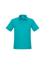 Load image into Gallery viewer, Men's Cotton-Rich Comfort Polo - Teal
